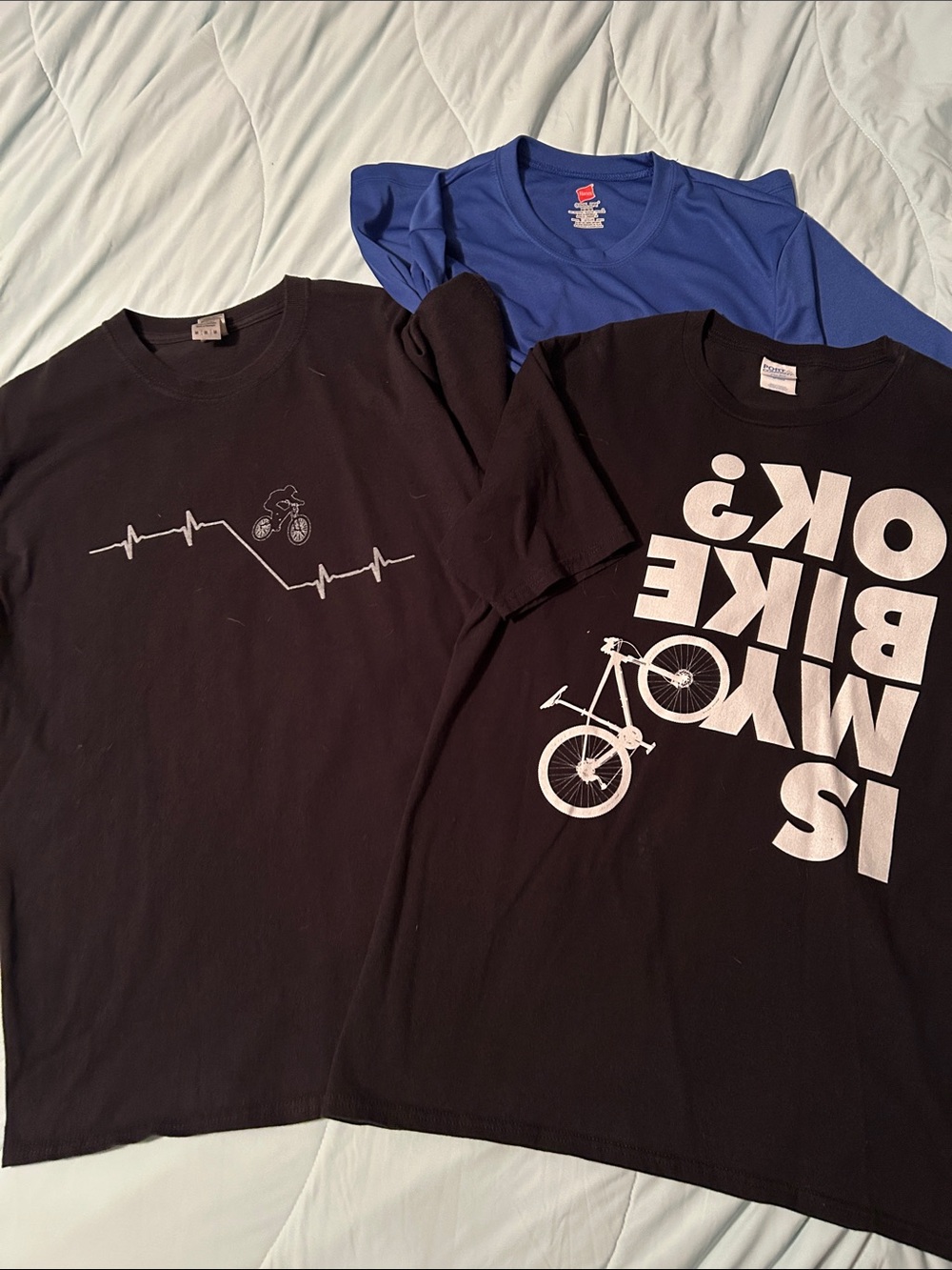 Boys Black Graphic Bike T-Shirts- Casual Crew Neck